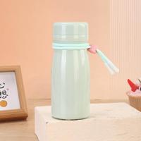 Nouvelle mini tasse isotherme en acier inoxydable anti-fuite avec sangle colorée, résistante à l'eau, pour le travail et les trajets quotidiens