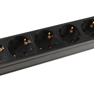 8-Bit 1u <span class=keywords><strong>Pdu</strong></span> Duitse Standaard Aluminium Stopcontact Voor Kast Techniek Insert - Product Image 2
