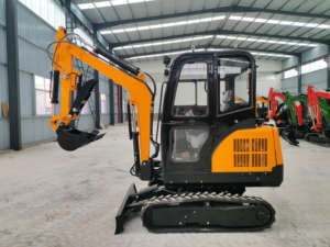 Mini-excavatrice de 2 tonnes HUILING NT, pelle compacte avec godet de 0,09 m, puissance de 20 CV et moteur de pompe, en vente, promotion à bas prix - Product Image 2