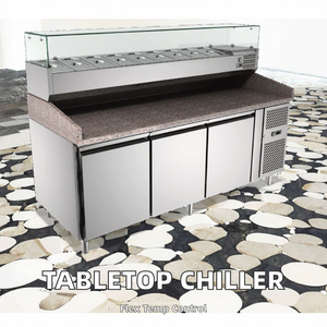 RTK-équipement de réfrigération sous le comptoir réfrigérateur réfrigérateur Pizza Table de préparation congélateur affichage verre couverture salade <span class=keywords><strong>Bar</strong></span> - Product Image 2