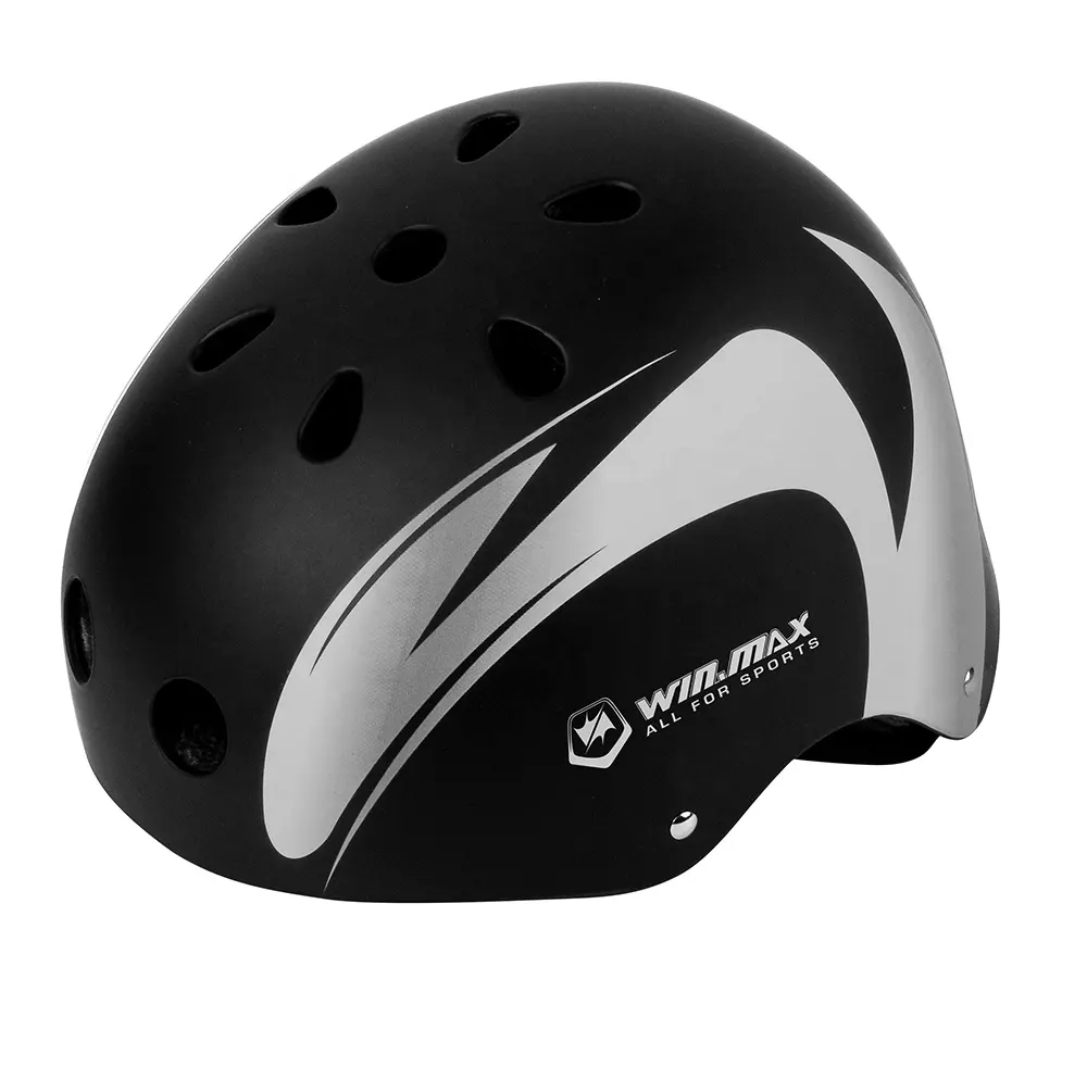 Win.max 자전거 경주 블랙 ABS + EPS 스케이트 보드 및 자전거 안전 헬멧