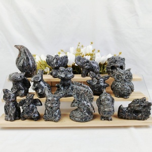 Pierres naturelles <span class=keywords><strong>de</strong></span> guérison en cristal, sculptures <span class=keywords><strong>de</strong></span> Yooperlite <span class=keywords><strong>de</strong></span> différentes formes pour la décoration <span class=keywords><strong>de</strong></span> bureau – Vente chaude - Product Image 1