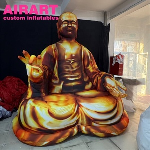 Décoration de fête <span class=keywords><strong>gonflable</strong></span> de <span class=keywords><strong>Bouddha</strong></span> de 3 m de haut, mascotte de ballon <span class=keywords><strong>gonflable</strong></span> <span class=keywords><strong>Bouddha</strong></span> doré - Product Image 5