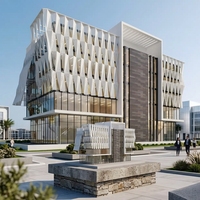 Panneau en aluminium moderne à double couche revêtu de PVDF, écologique, anti-UV, ignifuge, imperméable, pour villa en climat froid en Asie centrale