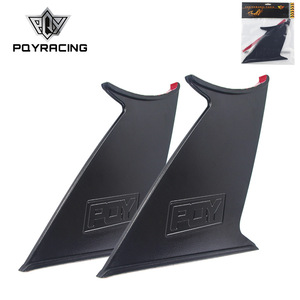 Juego de 2 alerones traseros tipo cola de pato PQY Racing Car, color negro, para Subaru STI 2015-2018 - Product Image 1