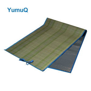 YumuQ alta calidad diseño personalizado barato paja playa Picnic plegable Camping manta Damproof suelo dormir Mat - Product Image 1