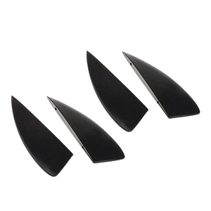 Ensemble de ailerons de kitesurf 4 pièces en ABS noir durable pour sports nautiques en mer - Product Image 5