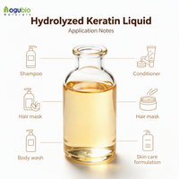 Kératine liquide hydrolysée de qualité cosmétique 10%-25% de teneur active, solution de kératine soluble dans l'eau, après-shampoing pour cheveux