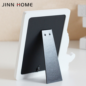 Jinnhome nuova moda giraffa design blu in legno 5*7 dimensioni eco-friendly telaio per bambino - Product Image 5