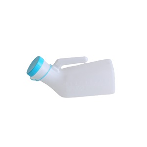 Urinoir pour hommes 1000 ml en plastique bleu, pour personnes âgées et utilisation en voiture - Product Image 2