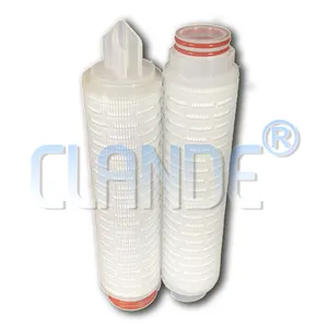 Polyethersulfone Membrane Filter Element Absolute Rated Pes Pleated Filter Cartridge For Chemical Processing
