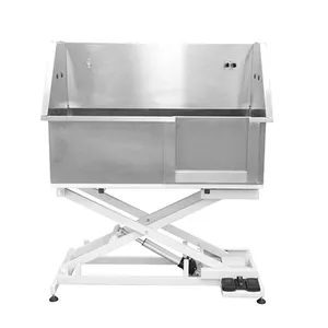 Shernbao BTSS-130E most competitive price electric stainless steel dog grooming bathing tub supplier