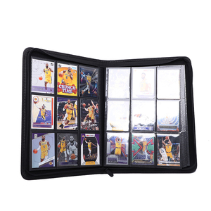 Álbum de páginas fijas de 9 bolsillos Carpeta de bolsillo estándar Pokémon/MTG Carpeta de 504 tarjetas Álbum de coleccionista profesional - Product Image 3