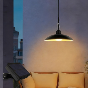 <span class=keywords><strong>Solare</strong></span> LED a parete IP65 dimmerabile piccolo giardino manuale pulsante di controllo pannello <span class=keywords><strong>solare</strong></span> appeso <span class=keywords><strong>lampadario</strong></span> per balcone del corridoio - Product Image 1