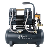 Compresseur d'air ACE China 8 Bar 32l 50l 5hp Portable Upright Piston Silence Dental Low Noise Vertical Tank Oil Free