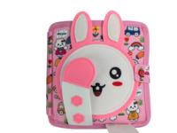 Mon Lapin Rose, Jouet pour Enfant, Jouets Montessori, Jouets Éducatifs, Cadeaux de Voyage, Cadeaux de Noël, Cadeaux d'Anniversaire, Livre d'Activités pour Tout-Petits de 1 à 3 Ans