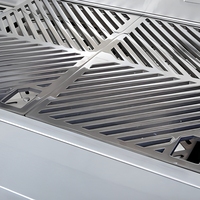 Barbecue à gaz encastrable haut de gamme 36 pouces 3B en acier inoxydable avec 4 brûleurs et allumage électronique
