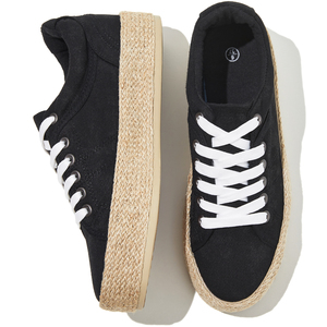 2025 nouveaux Styles vente chaude léger confort toile mode hommes et dames à lacets <span class=keywords><strong>Espadrilles</strong></span> chaussures été automne en gros - Product Image 3