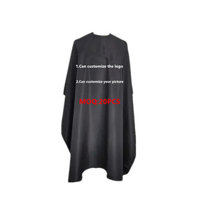 Capa de Barbero Profesional de Gran Venta <span class=keywords><strong>para</strong></span> Salón de Peluquería, Cobertor de <span class=keywords><strong>Diseño</strong></span> <span class=keywords><strong>para</strong></span> Barbería Hecho de Poliéster <span class=keywords><strong>para</strong></span> Estilismo - Product Image 1