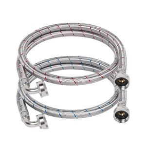 Tuyau d'arrivée d'eau tressé à double ligne - Product Image 1