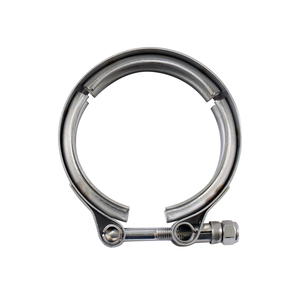 Pince à bande en <span class=keywords><strong>V</strong></span> d'échappement en acier inoxydable de 4 pouces avec bride mâle femelle - Product Image 6