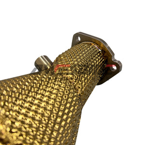 Amélioration de la performance avec un downpipe pour <span class=keywords><strong>Audi</strong></span> <span class=keywords><strong>RS6</strong></span> RS7 C8 4.0 TFSI V8, downpipe d'échappement avec bouclier thermique - Product Image 4