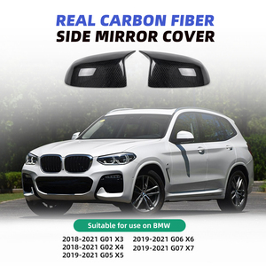 Calotta Specchietto Retrovisore Sportiva in Fibra di Carbonio con Clip, Compatibile con BMW G01, Copertura Specchietto Racing, Parte di Aggiornamento Esterno - Product Image 3
