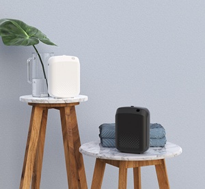 Diffuseur d'huiles essentielles intelligent sans eau, humidificateur et purificateur d'air portable sur pied, compatible avec contrôle par application - Product Image 5