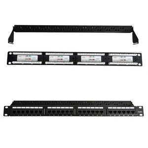 แผงแพทช์เน็ตเวิร์ก 24 พอร์ต Cat6 RJ45 ทองแดงป้องกันสัญญาณรบกวน แบบติดตั้งบนแร็ค สำหรับการเดินสายในศูนย์ข้อมูล - Product Image 4