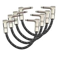 Kabel Audio Efek Gitar Tline HT564 1/4in 6.3mm Lurus Male ke Female Kabel Patch Instrumen