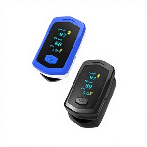 Oxymètre de pouls à clipser sur le doigt avec mesure de <span class=keywords><strong>la</strong></span> fréquence cardiaque et moniteur de <span class=keywords><strong>saturation</strong></span> en oxygène du sang, alimenté par batterie au lithium - Product Image 5