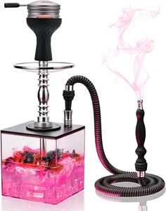Juego de Cachimba de vidrio de acero inoxidable de alta calidad personalizado herramienta Shisha de Cachimba de alta calidad premium - Product Image 1