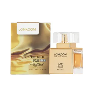 Original LONKOOM brand 24K gold 10ml mini perfume pocket perfume for women perfume gift set