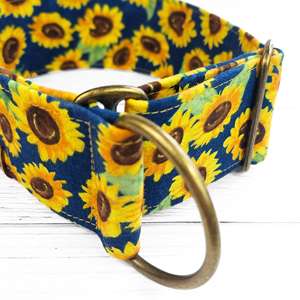 Collar de Galgo, perro de verano floral deslizamiento limitado martingala o hebilla collar / suower - Product Image 3