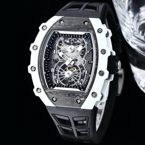 Montre 2026 en fibre de carbone et titane avec bracelet en caoutchouc durable, idéale pour les trajets quotidiens, les loisirs, le sport et le golf - Product Image 2