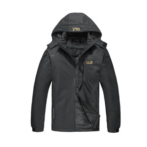 Vente en gros 2022 Logo personnalisé Veste coupe-vent en polaire chaude et imperméable pour hommes Vestes d'extérieur - Product Image 4