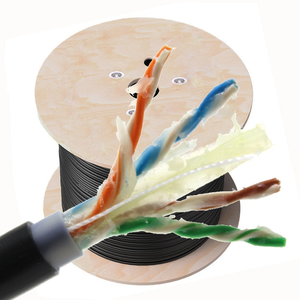 Câble réseau en cuivre rempli de gel Cat6 extérieur <span class=keywords><strong>Cat</strong></span>égorie 6a 6 Utp Cat6a <span class=keywords><strong>Cat</strong></span> <span class=keywords><strong>6e</strong></span> Rouleau de gel Câbles <span class=keywords><strong>LAN</strong></span> 1000m - Product Image 2