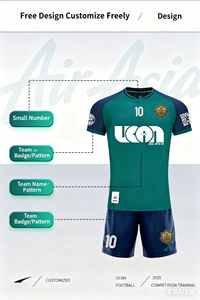 2024 Nieuwe Aankomst Sublimatie Voetbal Jersey Custom Logo Voetbalkleding Voor Team Uniformen En Fan Gear - Product Image 4