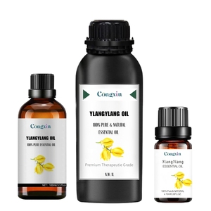Aceite de Ylang Ylang, Aceite Esencial de Geranio Perfumado, Aceite Natural de Flores, Terapia Facial Orgánica, Hidratante para la Piel, Nutritivo para el Cabello y el Cuerpo - Product Image 1