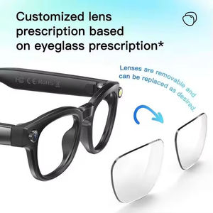 Lunettes Intelligentes Q8 BT WiFi IA avec Caméra 800MP 4K, Enregistrement Photo/Vidéo, <span class=keywords><strong>Traduction</strong></span> IA, Étanche IPX-6, Pliables et Automatiques - Product Image 6