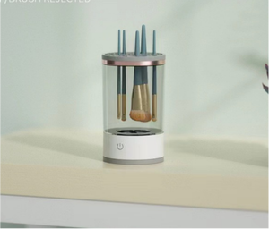 Nettoyeur de pinceaux de maquillage rechargeable, brosse de nettoyage électrique pour personne paresseuse, lave-pinceaux automatique, outil de séchage rapide - Product Image 6