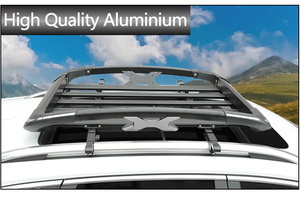 Barras Transversales de Aluminio 4x4 para Portaequipajes de Techo, Color Plateado, con Moldura Superior, Clip de Cubierta, Canasta de Techo para Automóvil Universal - Product Image 4