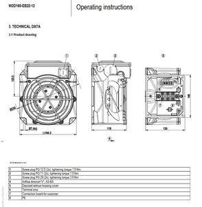 Ventiladores axiales ebmpapst W2D160-EB22-12 de 160 mm, 680 W, 230 V CA, ventiladores eléctricos, ventiladores para aire acondicionado, ventiladores axiales de refrigeración, ventiladores para enfriadores. - Product Image 4