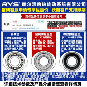 Roulement à billes à gorge profonde RYS 6344 P5 métrique simple rangée 20 mm en acier chromé pour usine de fabrication - Product Image 2