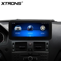 Écran de navigation Linux 10,25/12,3 pouces pour mise à niveau de l'écran de voiture Mercedes-Benz Classe C W204 2007-2010, écran entièrement laminé, CarPlay, interface utilisateur XTRONS, OTA