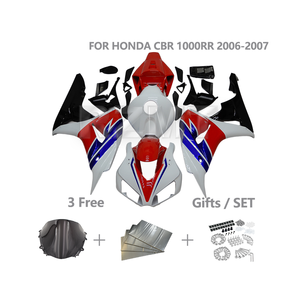 ชุดแฟริ่งสำหรับ HONDA CBR1000RR ปี 2006 2007 CBR 1000RR ชุดแฟริ่งมอเตอร์ไซค์แบบกำหนดเอง ชุดอะไหล่ตัวถังแบบฉีด ABS รุ่น H1007-113a - Product Image 1