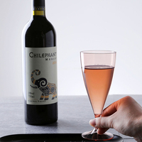 Gobelet de voyage en plastique Transparent, ensemble de verres à Champagne, pour boisson froide, gobelet à vin rouge