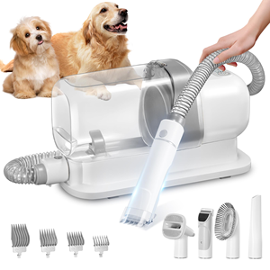 Aspirateur à poils d'animaux sans fil 2,3 L - Aspirateur rechargeable pour chiens et chats 2 en 1 avec brosse, faible bruit, pour la maison, la voiture, le canapé - Product Image 1