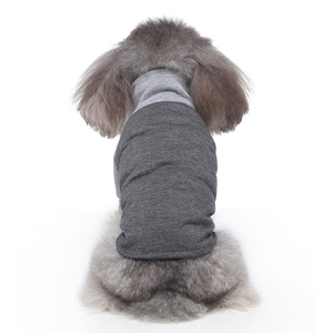 Gilet pour chien à manches raglan, uni, mignon, en coton doux et polyester, col roulé, écologique, personnalisable, vêtements pour animaux de compagnie, best-seller - Product Image 6