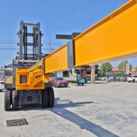 Chariot élévateur diesel QINGCHA 10 tonnes, chariot élévateur à moteur diesel 10 tonnes pour chantier de construction